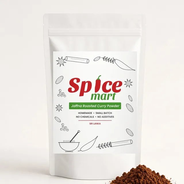 Roasted Curry Powder 500g pouch, close view (generated pack render)